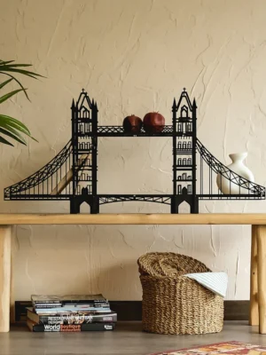 London Tower Bridge Metal Shelf