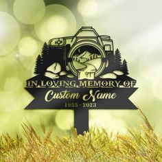 Camera custom name memorial