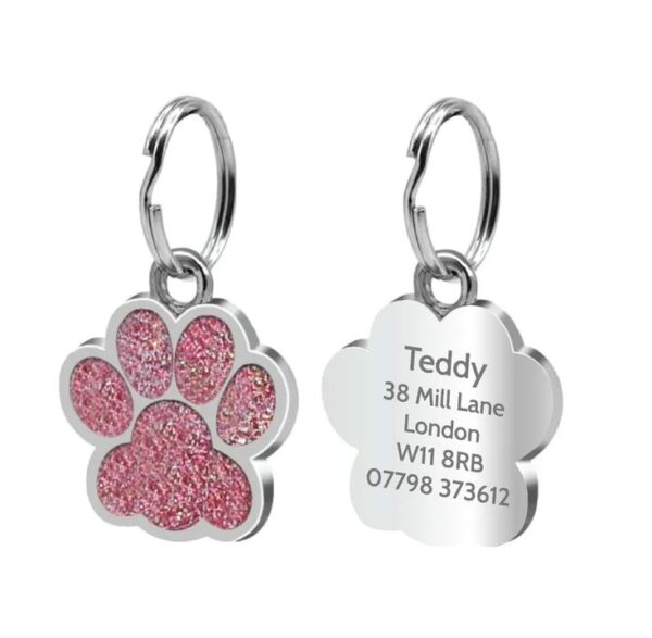 Cat and dog Name tag 
