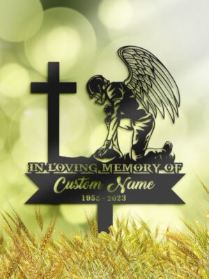 Cross memorial custom name