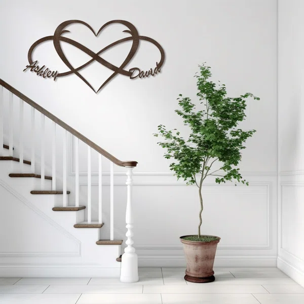 Infinite Love Heart with name