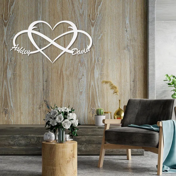 Infinite Love Heart with name