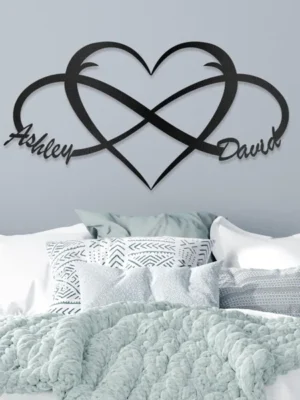 Infinite Love Heart with name