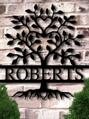 Personalized Family Name Sign