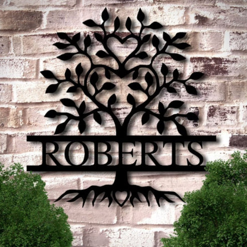 Personalized Family Name Sign