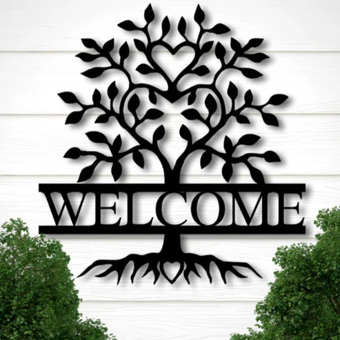 Personalized Family Name Sign