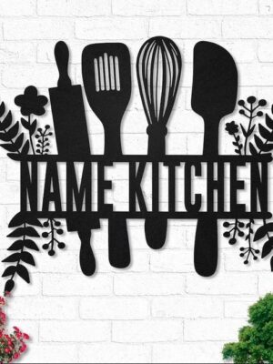 Customized kitchen Metal Wall Art