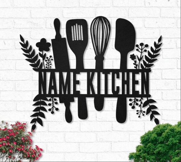 d1744f4798a74ebb4b61580eb9424231 Customized kitchen Metal Wall Art