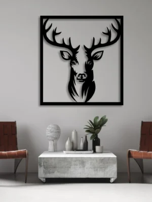 Wall deer art