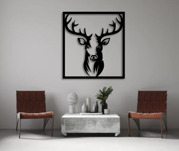 Wall deer art