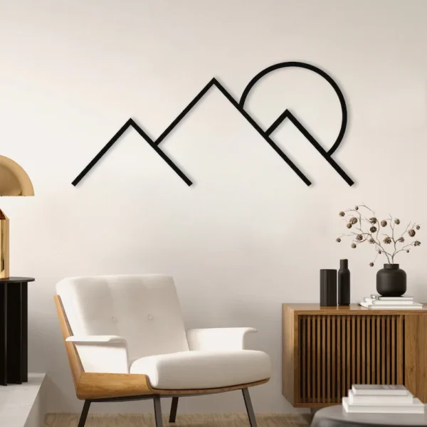 Metal Mountain Wall art