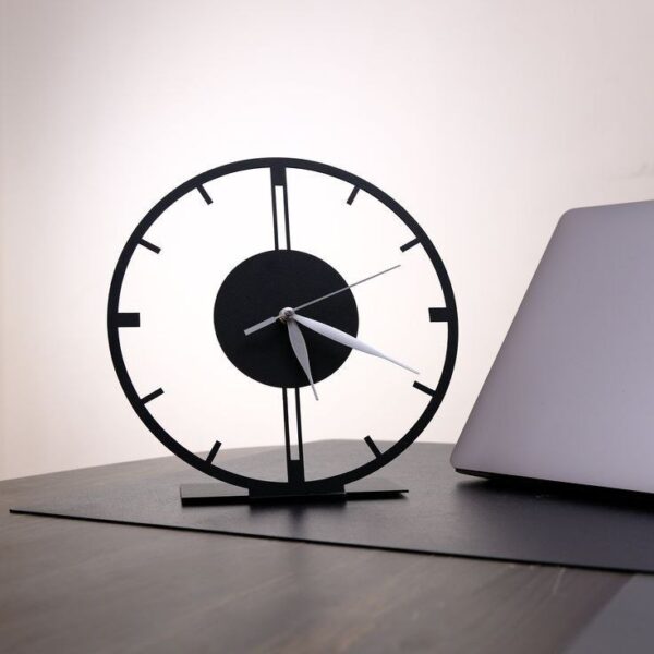 table top clock wi craft, metal art, wall decor, laser cutting